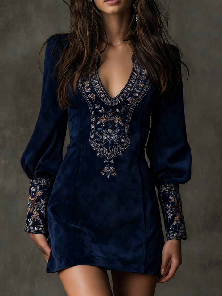 Estelle | Elegant Embroidered Dress